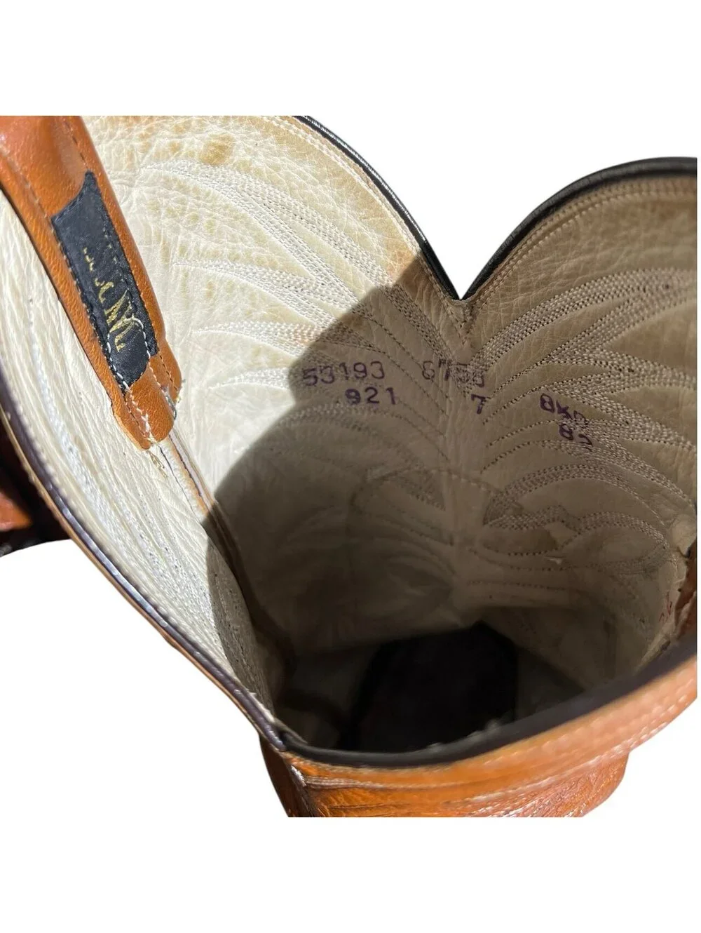 Vintage Dan Post Rhino Cowboy Boots